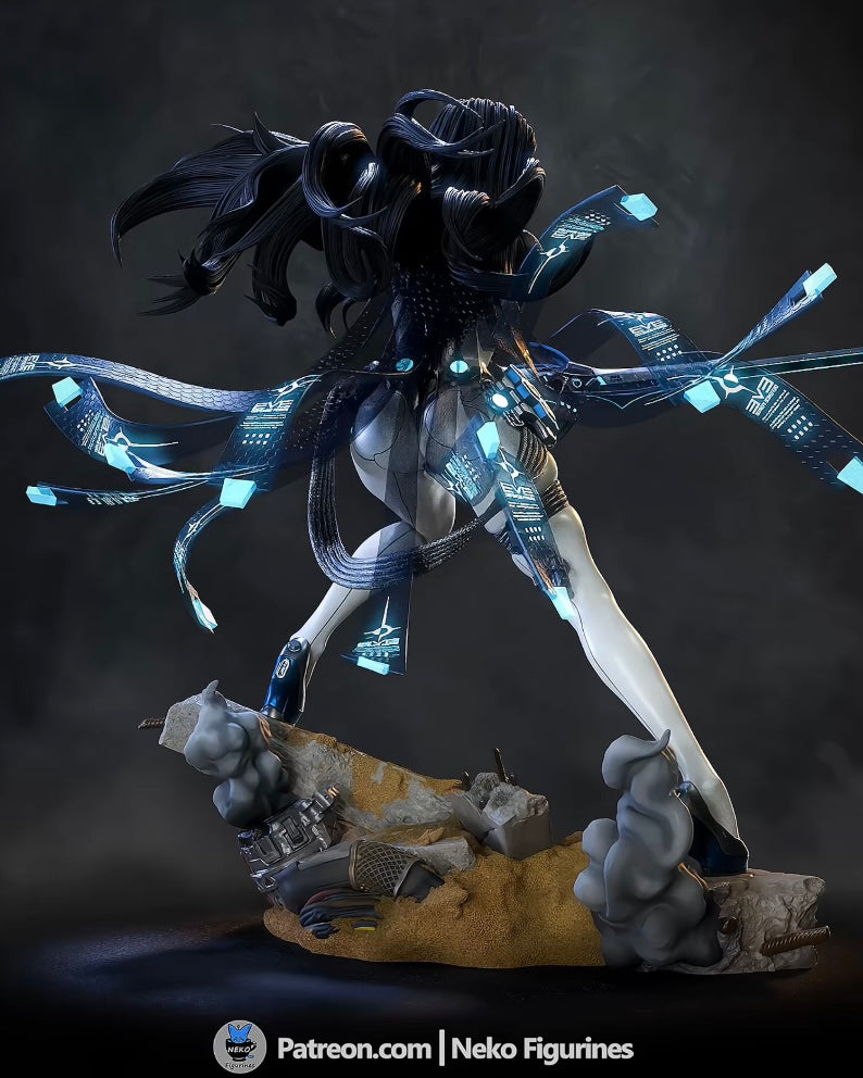 Black-Winged Warrior | Handcrafted Figure