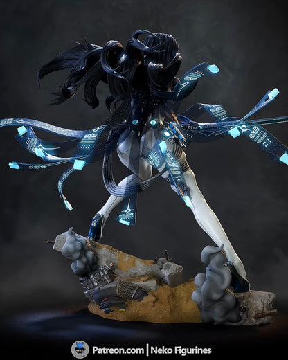 Black-Winged Warrior | Handcrafted Figure