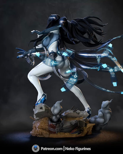 Black-Winged Warrior | Handcrafted Figure