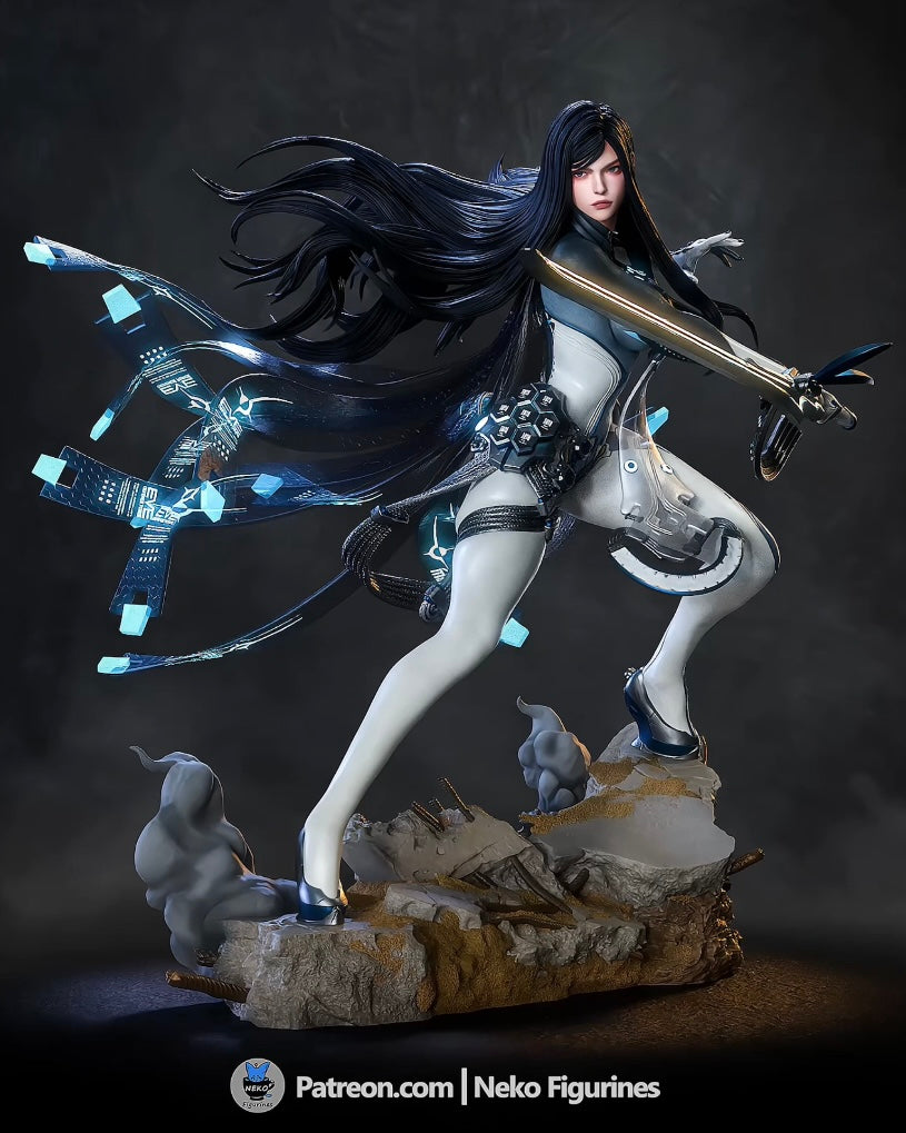 Black-Winged Warrior | Handcrafted Figure