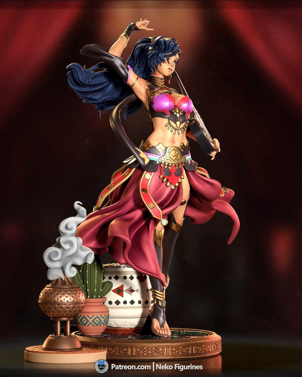 Azure Dancer | Handcrafted Figure