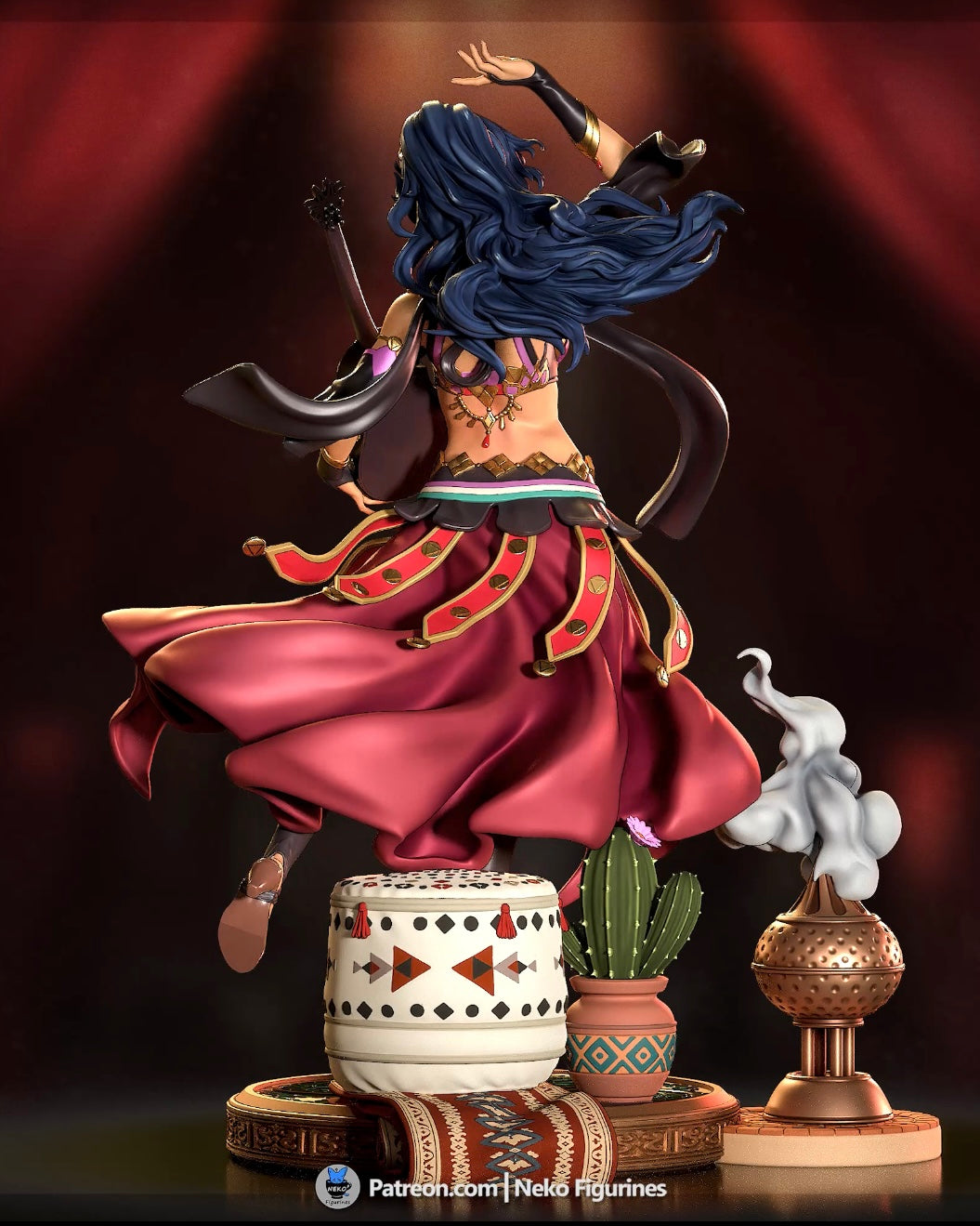 Azure Dancer | Handcrafted Figure