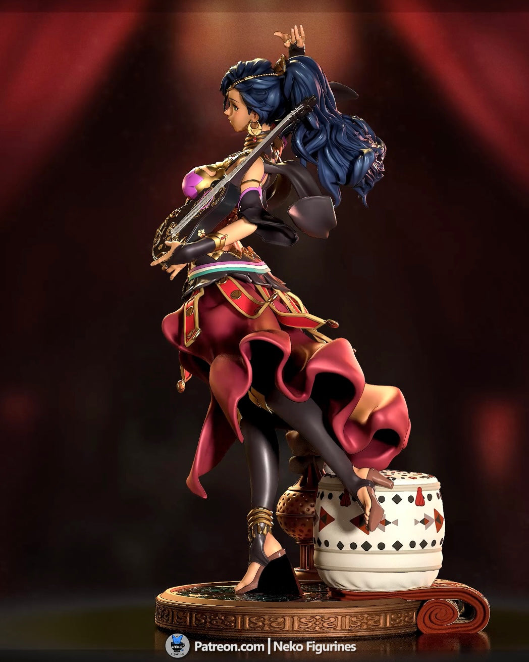 Azure Dancer | Handcrafted Figure