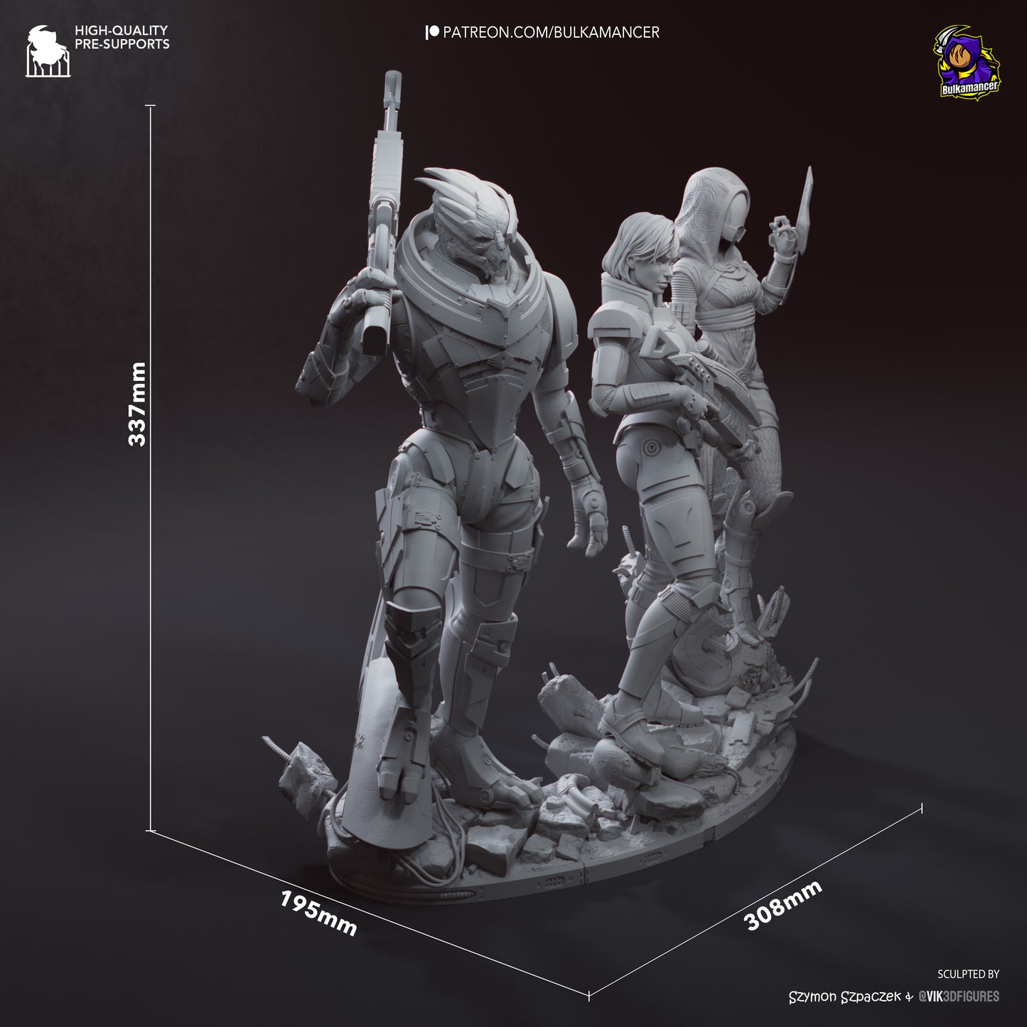Galactic Heroes Diorama | Handcrafted Figure
