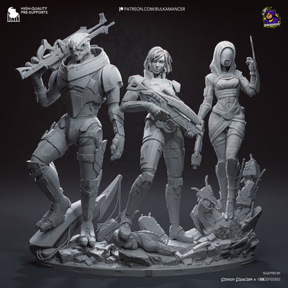 Galactic Heroes Diorama | Handcrafted Figure