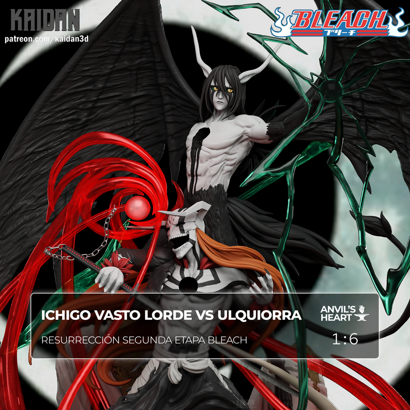 Ichigo Vasto Lorde vs Ulquiorra | Resurrección Segunda Etapa Bleach | Handcrafted Figure