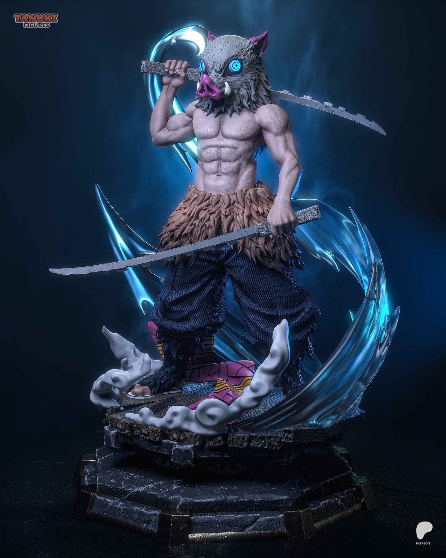 Inosuke Hashibira | Demon Slayer | Handcrafted Figure