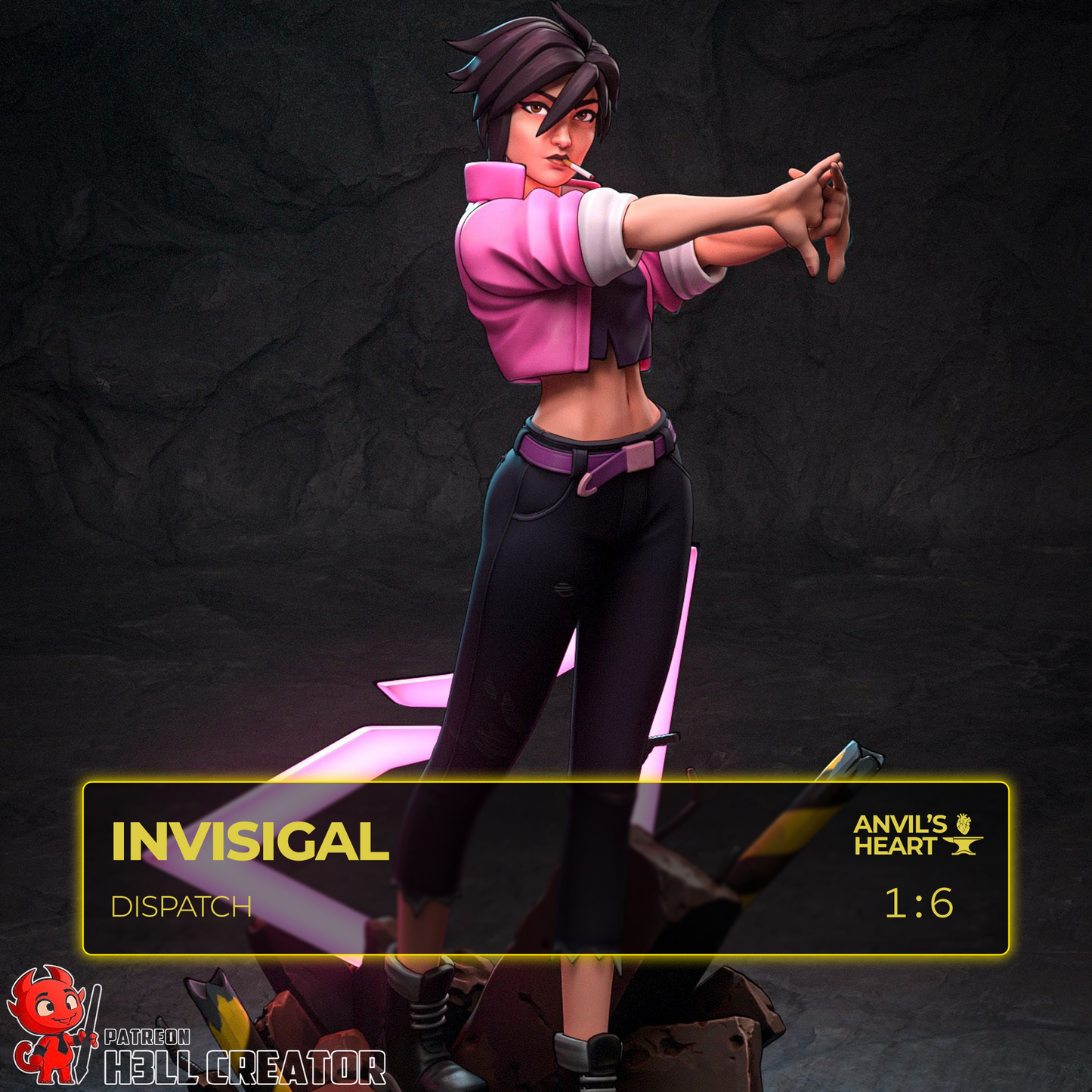 Invisible Heroine | Handcrafted Figure