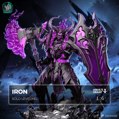 Shadow Iron Knight | Handcrafted Figure