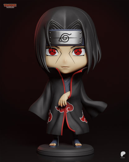 Chibi Black Raven | Shinobi | Handcrafted Figure