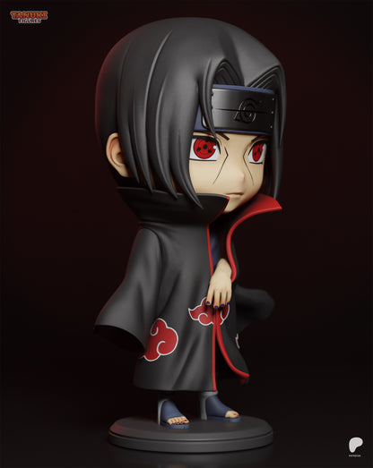 Chibi Black Raven | Shinobi | Handcrafted Figure