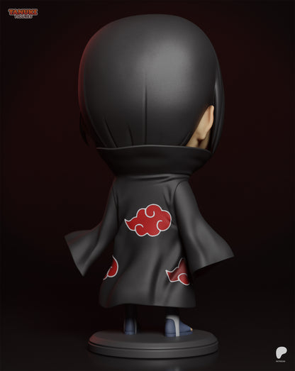 Chibi Black Raven | Shinobi | Handcrafted Figure