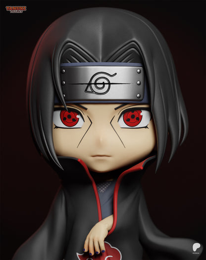 Chibi Black Raven | Shinobi | Handcrafted Figure