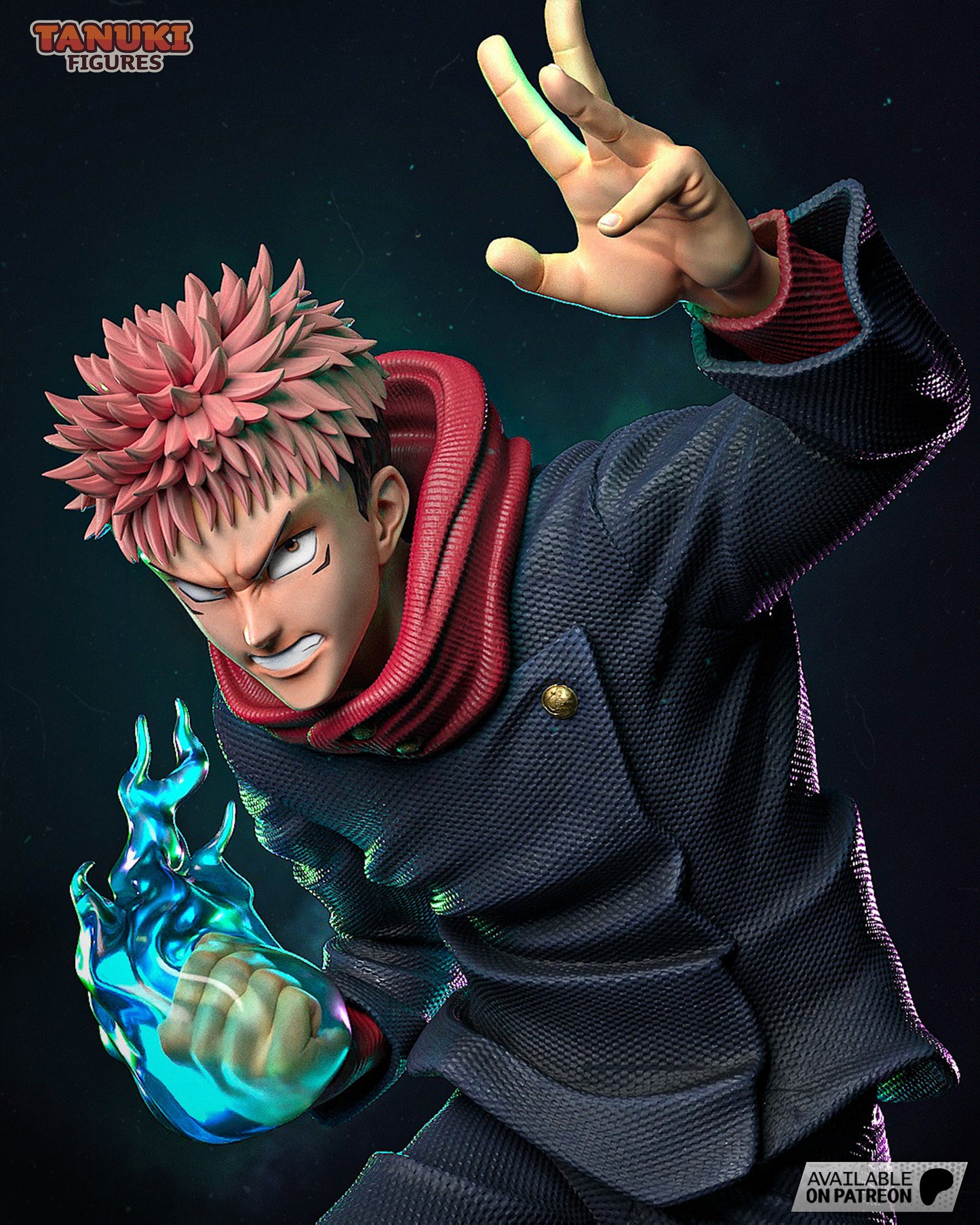 Yuji Itadori | Jujutsu Kaisen | Handcrafted Figure
