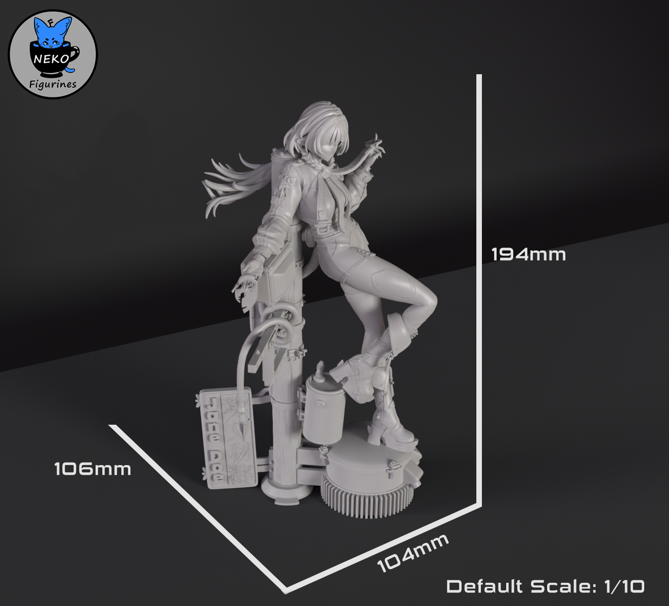 Jane Doe | Zenless Zone Zero| Handcrafted Figure