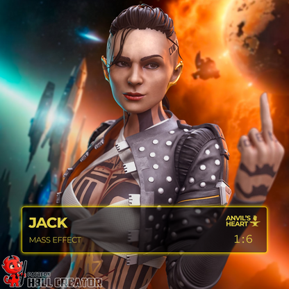 Jack | Mass Effect | Handcrafted Figure