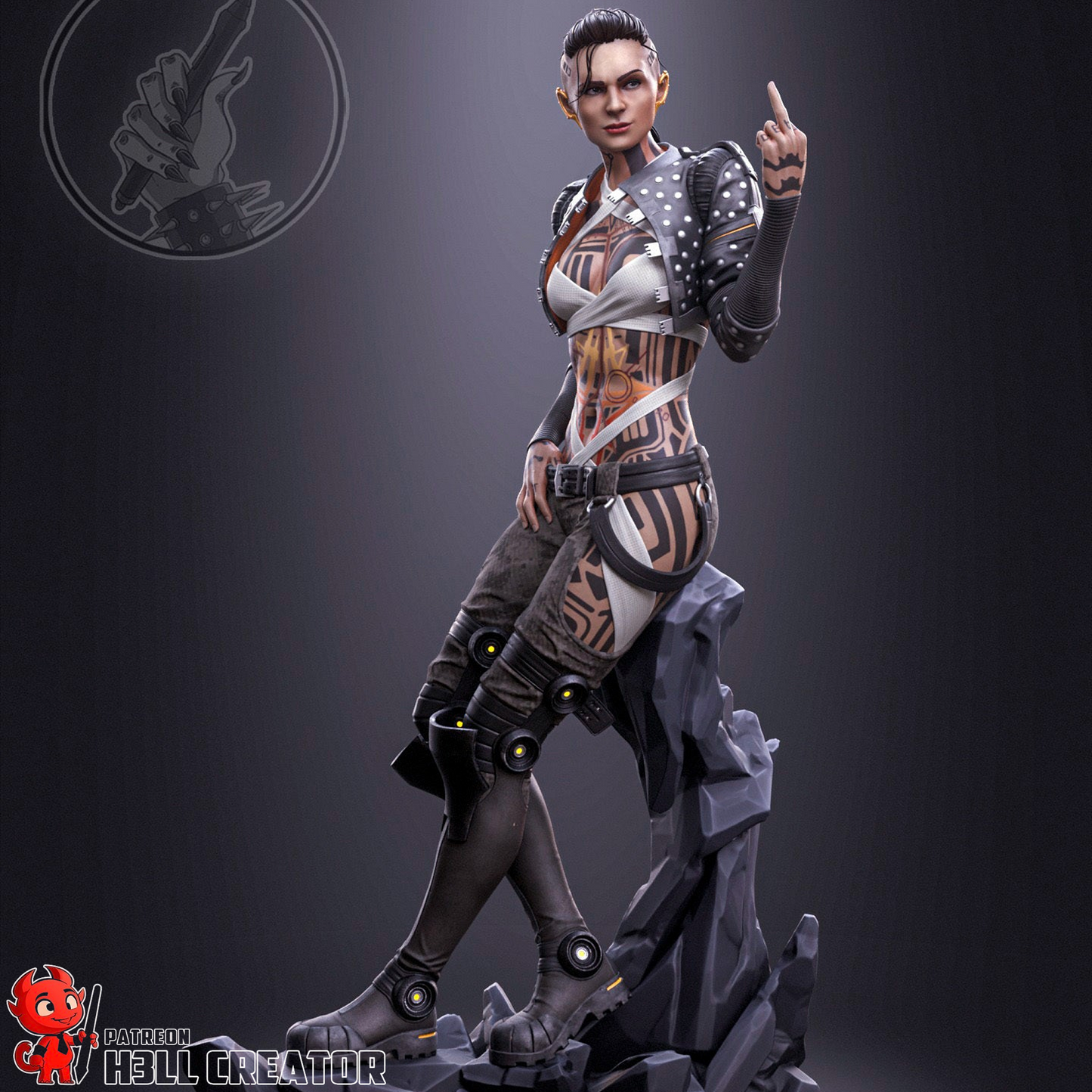 Jack | Mass Effect | Handcrafted Figure