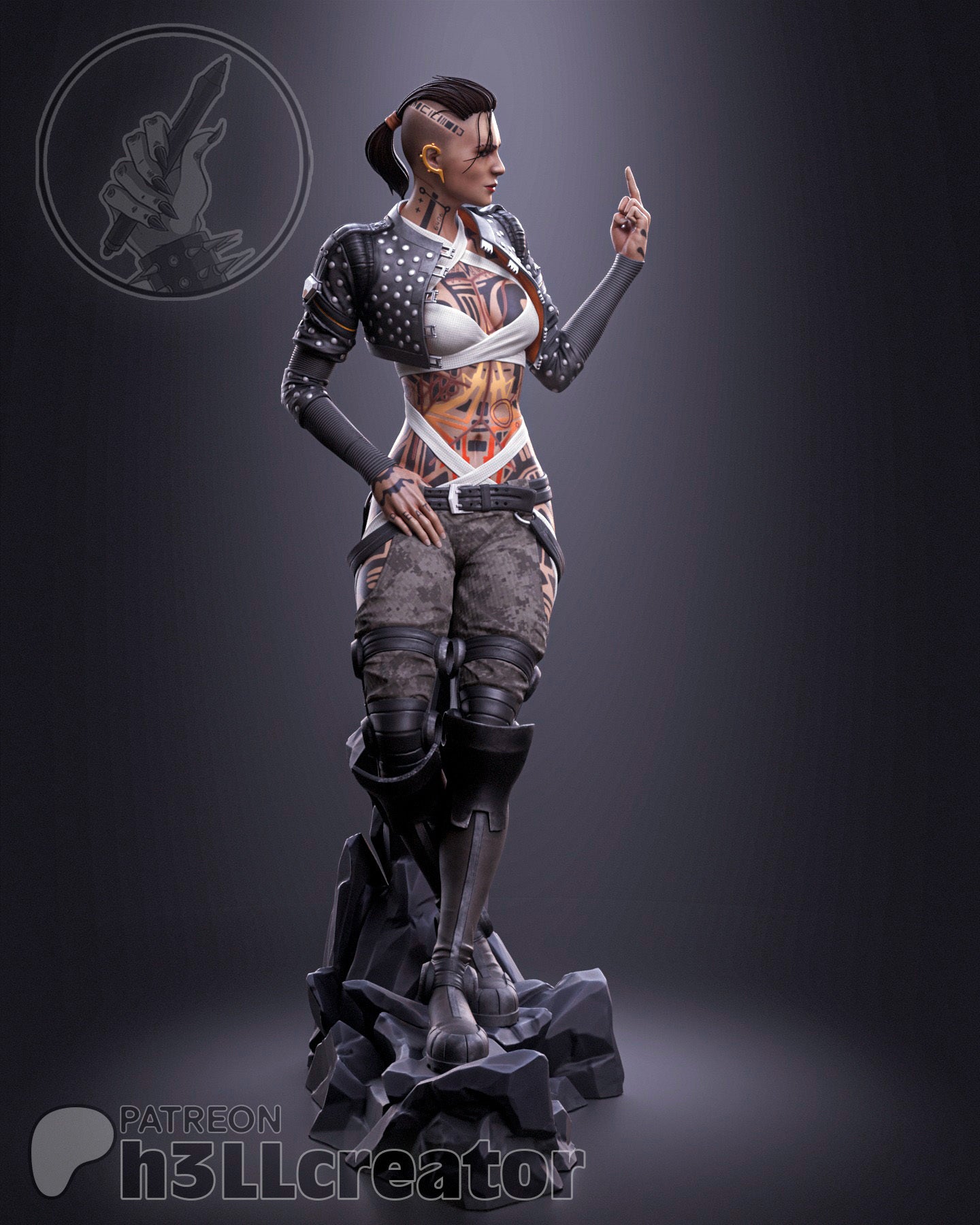 Jack | Mass Effect | Handcrafted Figure