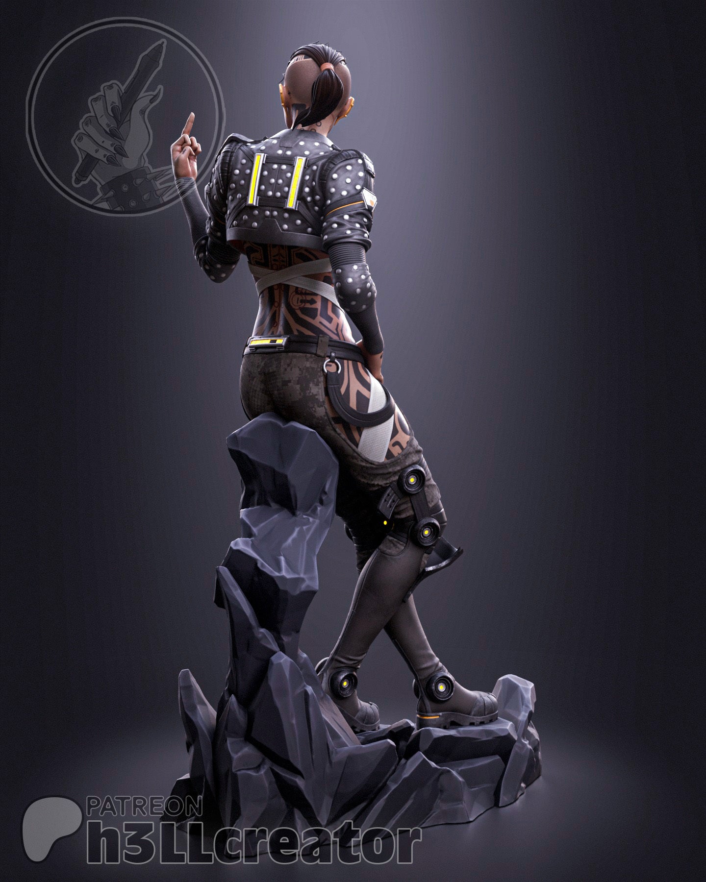 Jack | Mass Effect | Handcrafted Figure