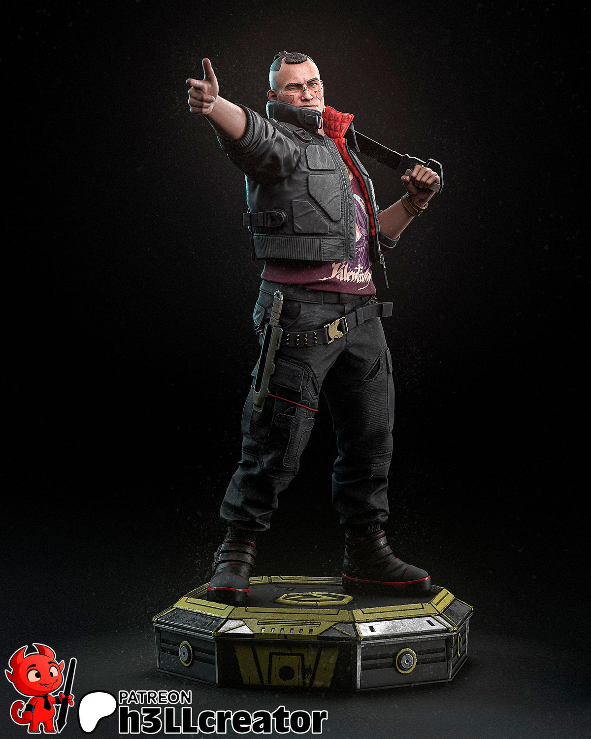 Street Mercenary | Handcrafted Figure