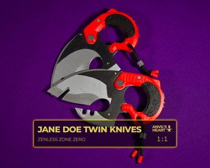 Jane Doe Twin Knives | Zenless Zone Zero | Handcrafted Prop