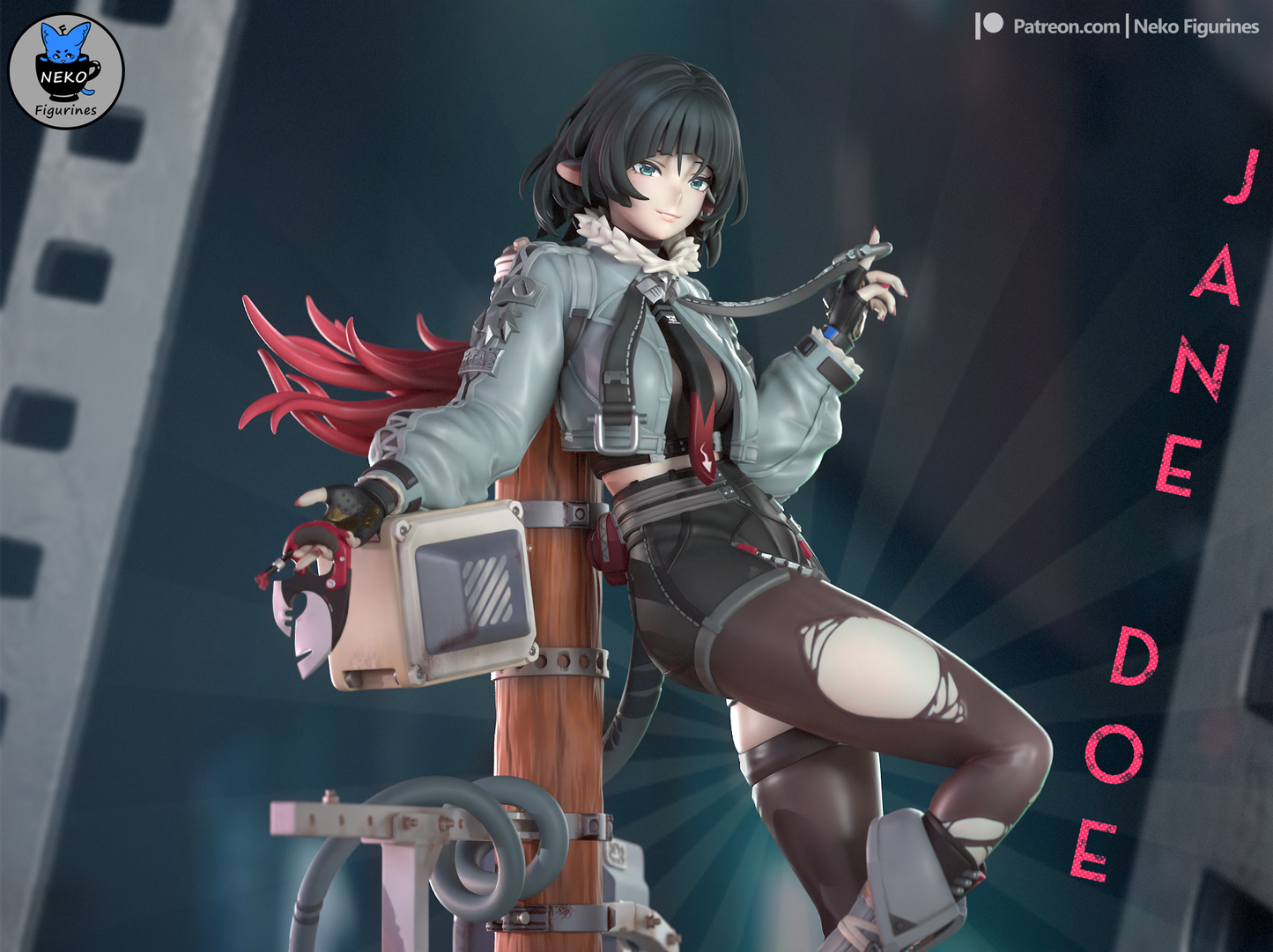 Jane Doe | Zenless Zone Zero| Handcrafted Figure