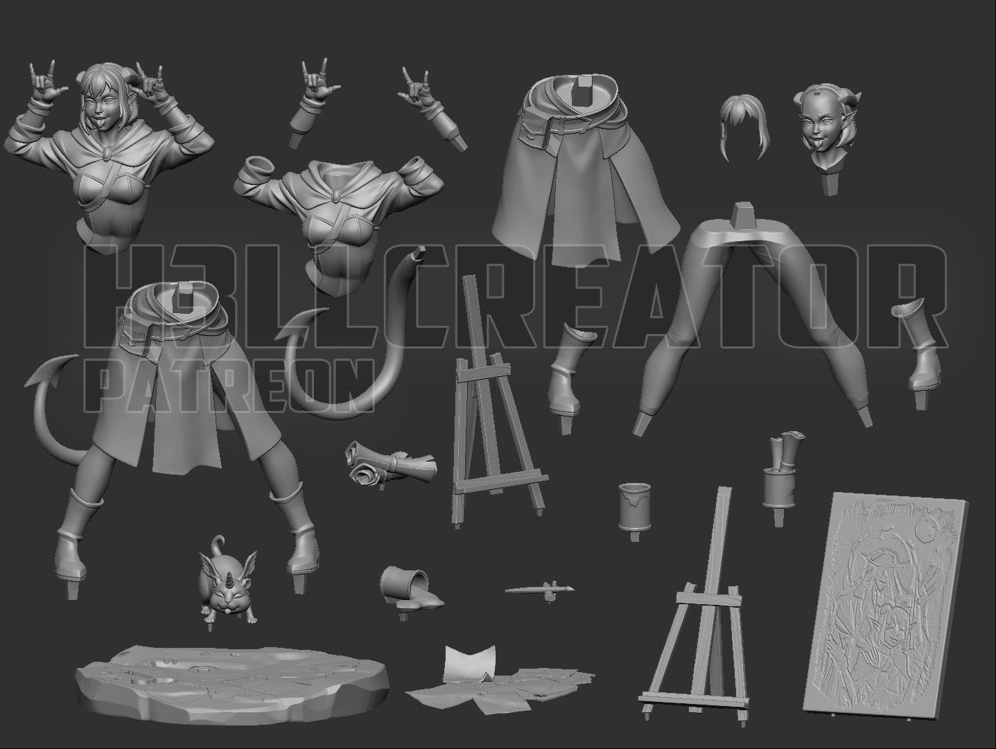 Jester | The Mighty Nein | Handcrafted Figure