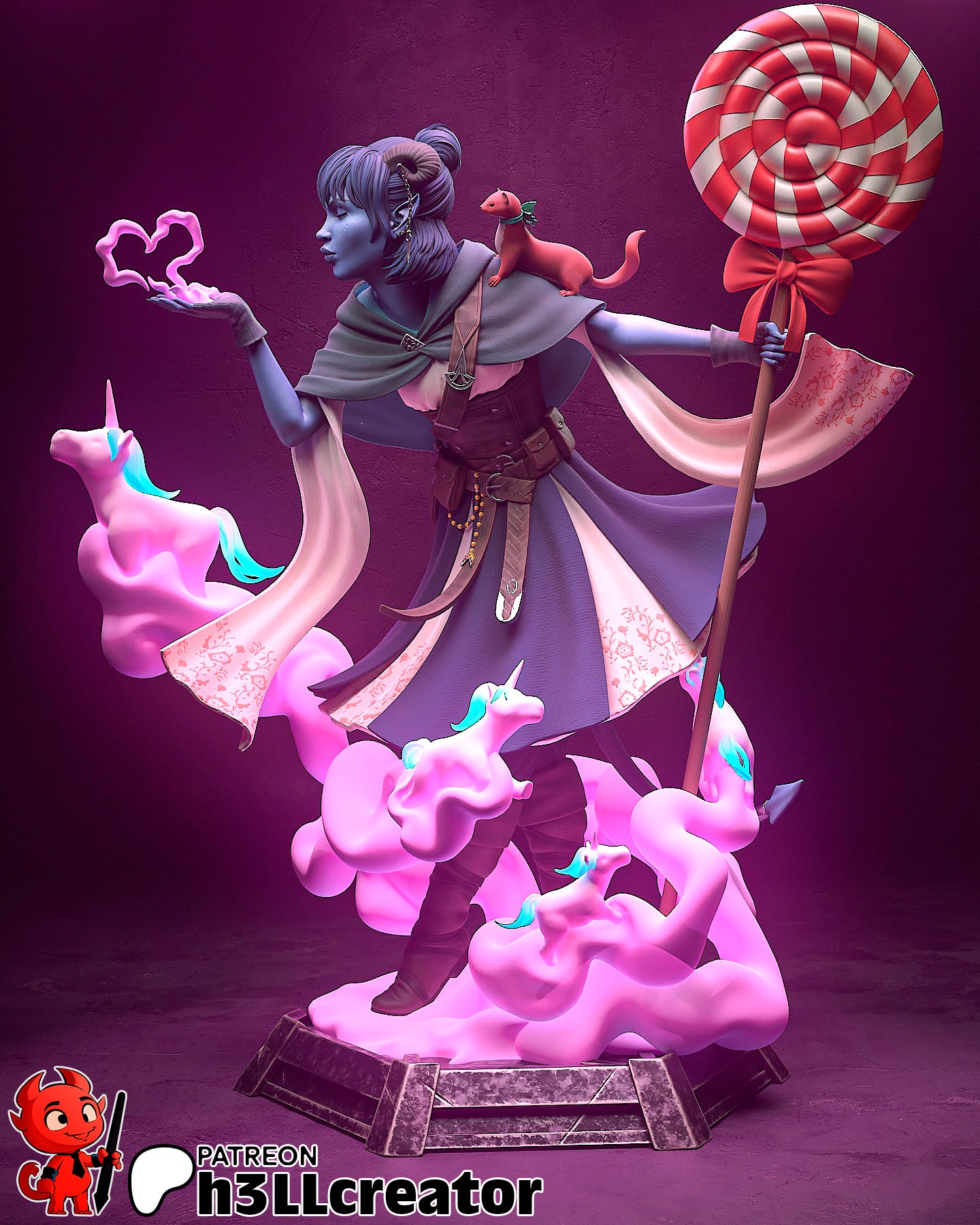 Jester | The Mighty Nein | Handcrafted Figure
