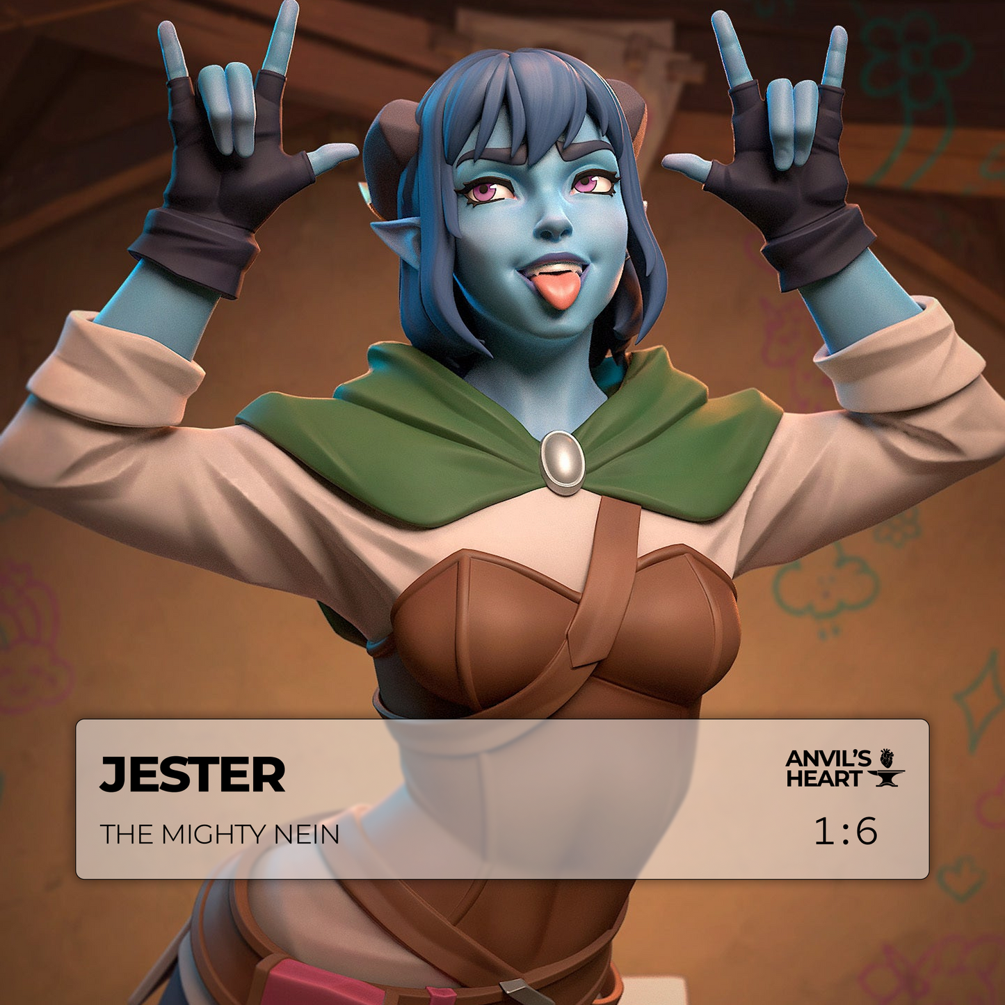 Jester | The Mighty Nein | Handcrafted Figure