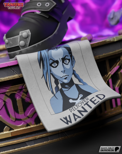 Jinx | League of Legends | Handcrafted Figure