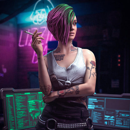 Judy Álvarez | Cyberpunk 2077 | Handcrafted Figure