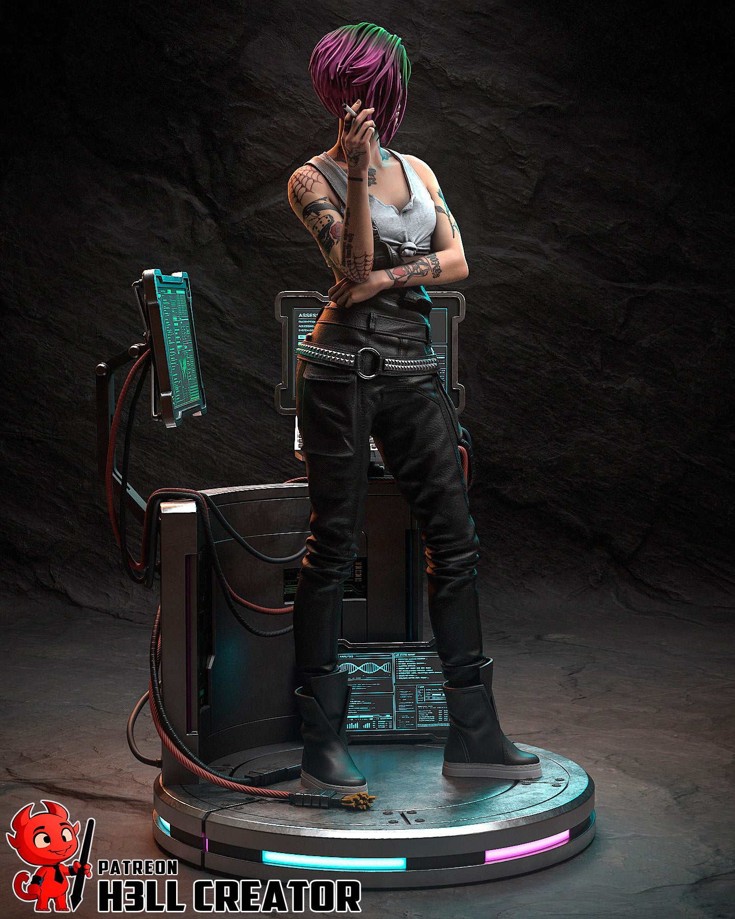 Judy Álvarez | Cyberpunk 2077 | Handcrafted Figure