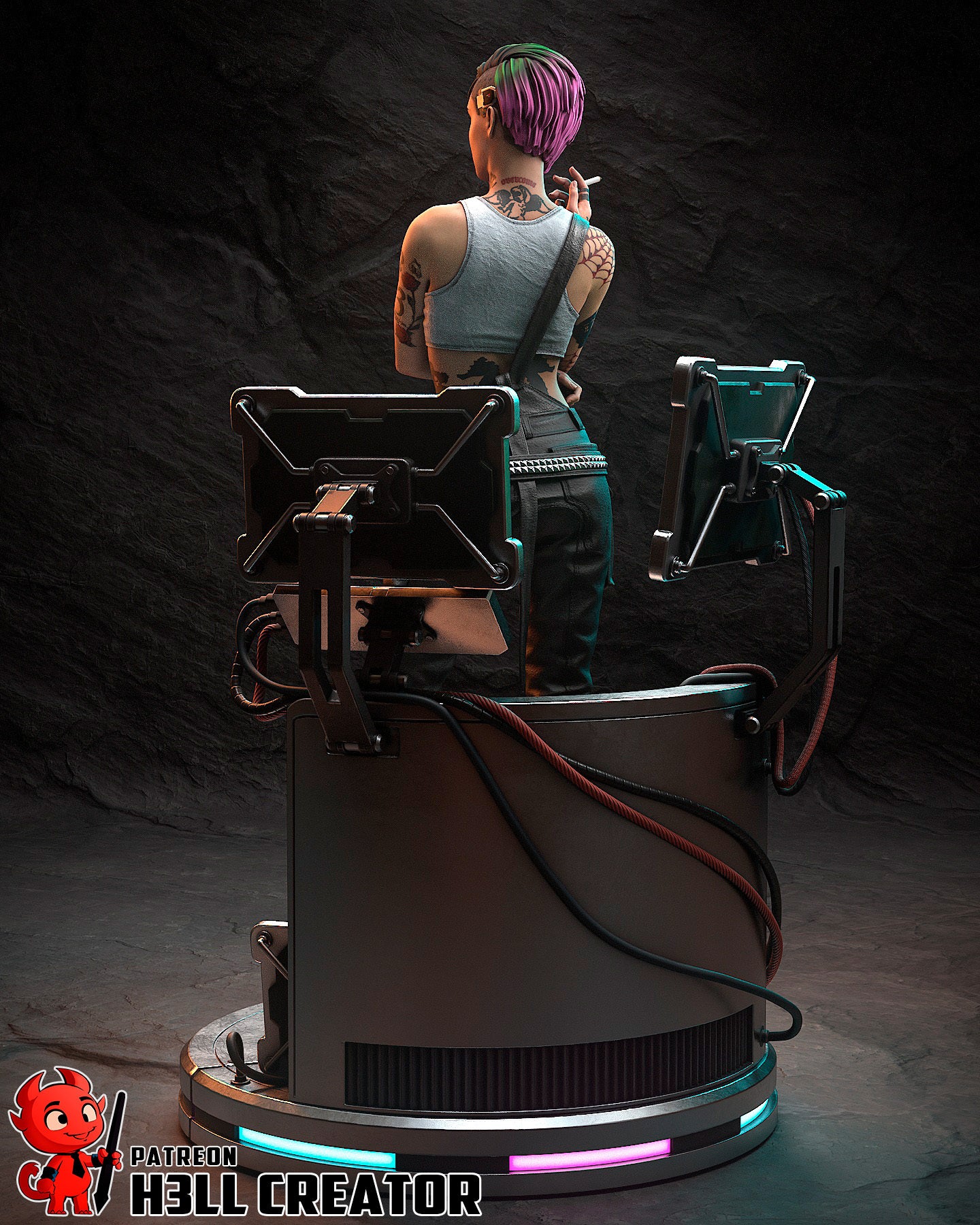 Judy Álvarez | Cyberpunk 2077 | Handcrafted Figure