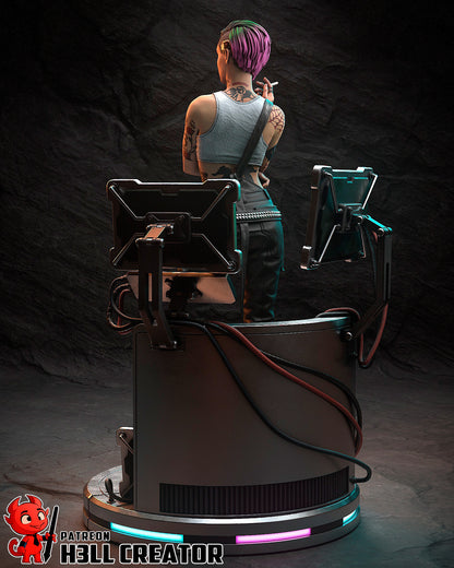 Judy Álvarez | Cyberpunk 2077 | Handcrafted Figure