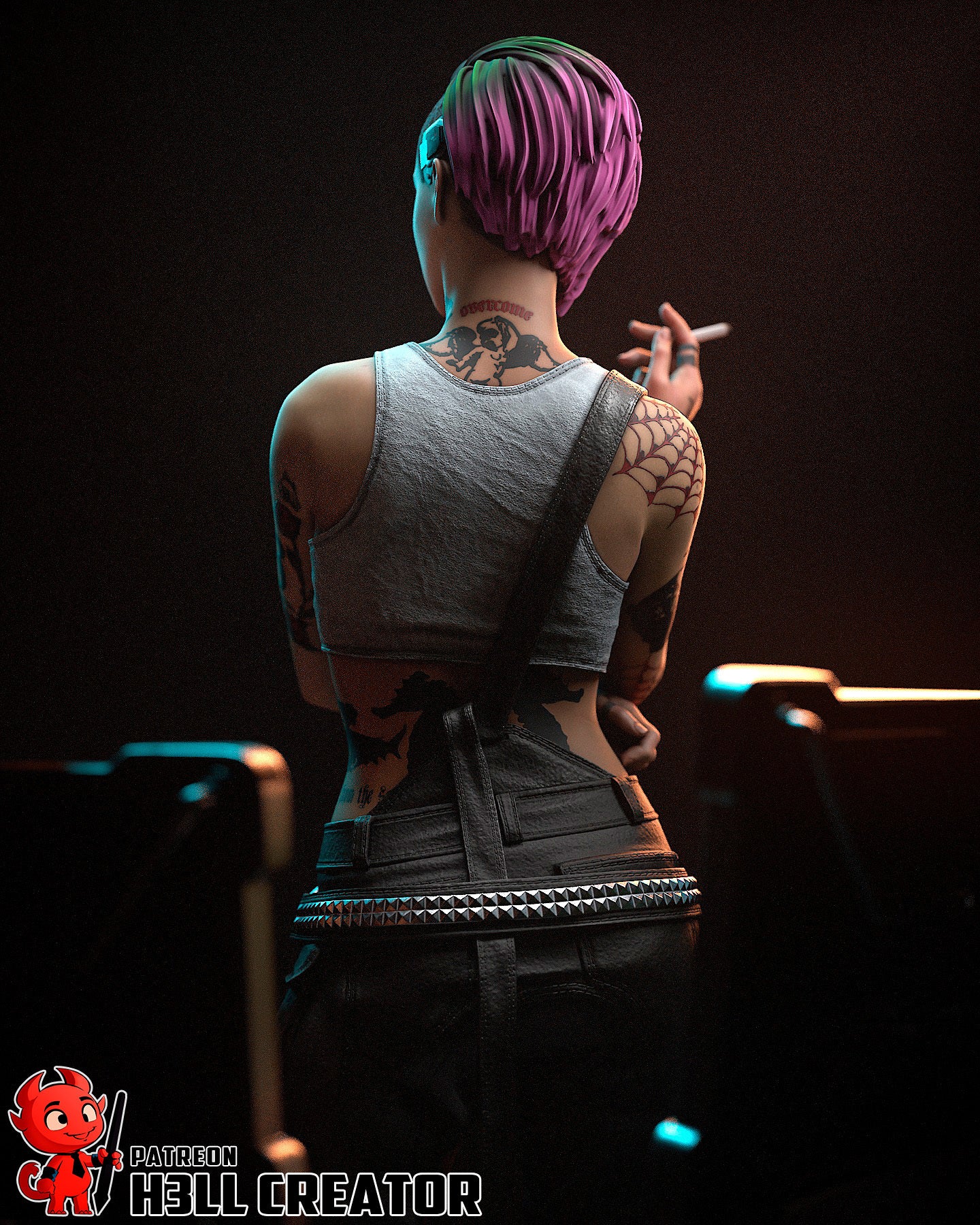 Judy Álvarez | Cyberpunk 2077 | Handcrafted Figure