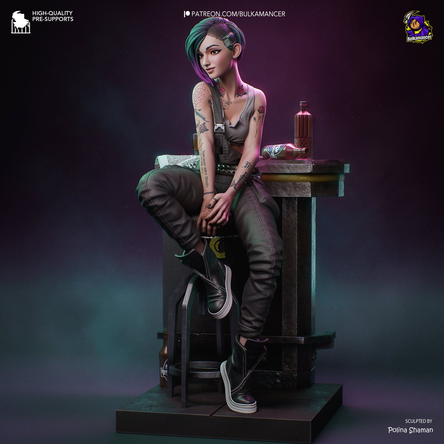 Judy | Cyberpunk 2077 | Handcrafted Figure