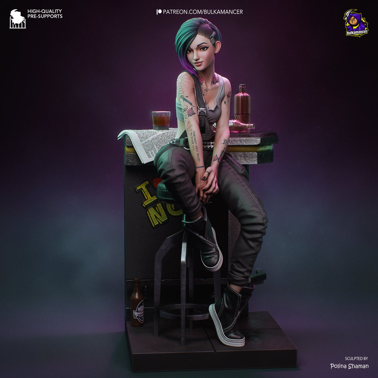 Judy | Cyberpunk 2077 | Handcrafted Figure