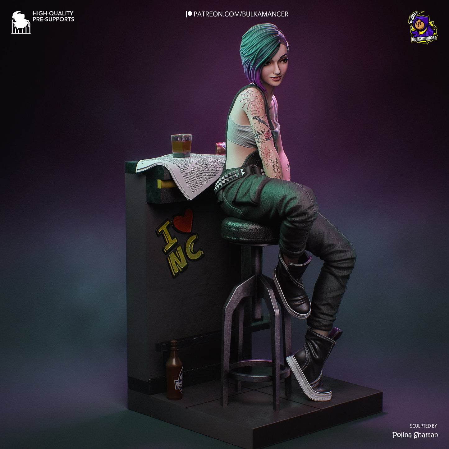 Judy | Cyberpunk 2077 | Handcrafted Figure