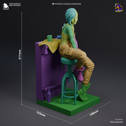Judy | Cyberpunk 2077 | Handcrafted Figure