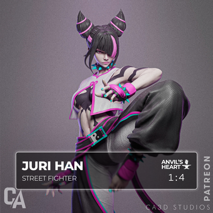 Juri Han | Street Fighter | Handcrafted Figure