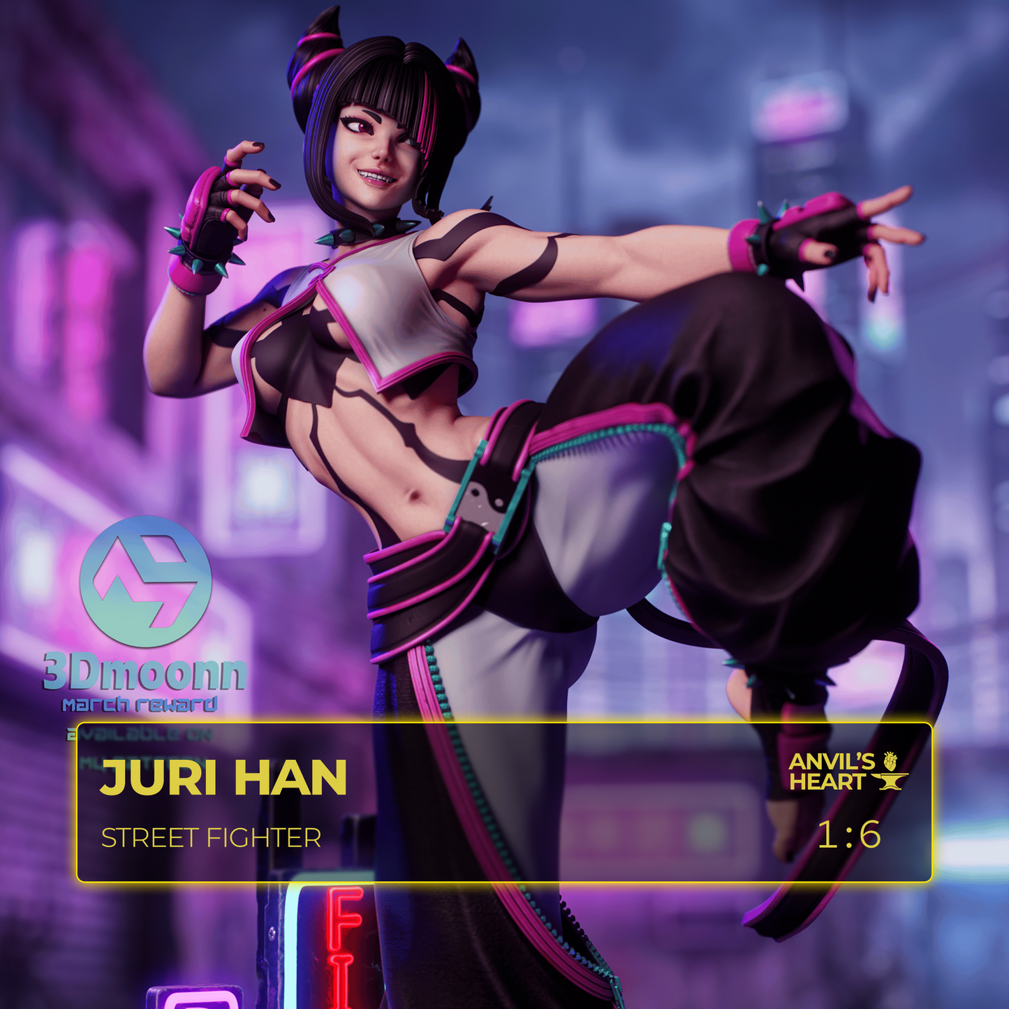 Juri Han | Street Fighter | Handcrafted Figure