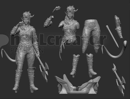 Karlach | Baldur's Gate 3 | Handcrafted Figure