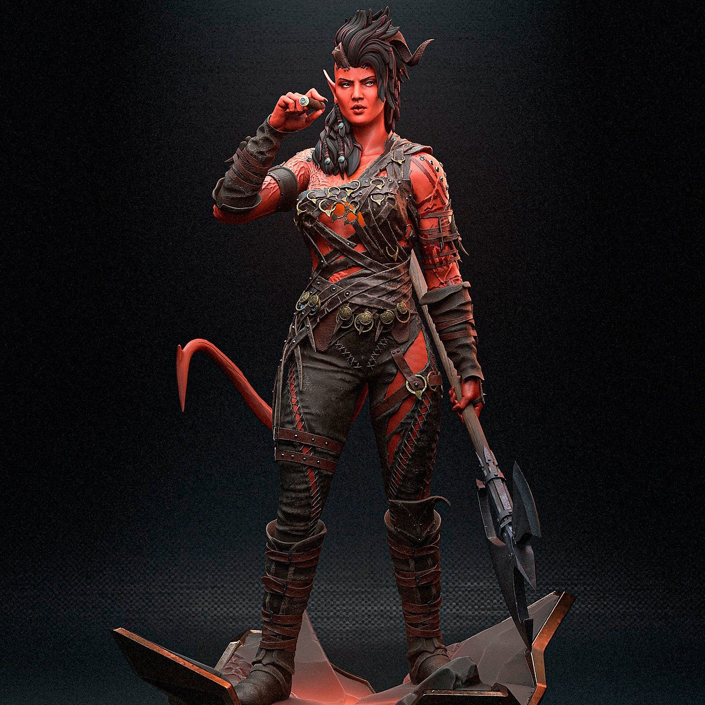 Karlach | Baldur's Gate 3 | Handcrafted Figure