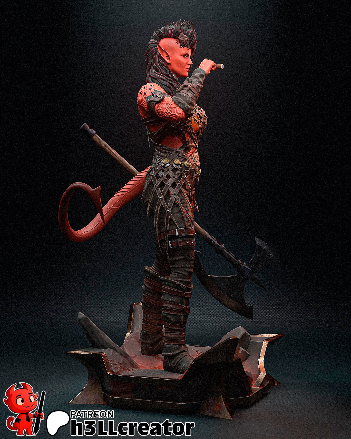 Karlach | Baldur's Gate 3 | Handcrafted Figure