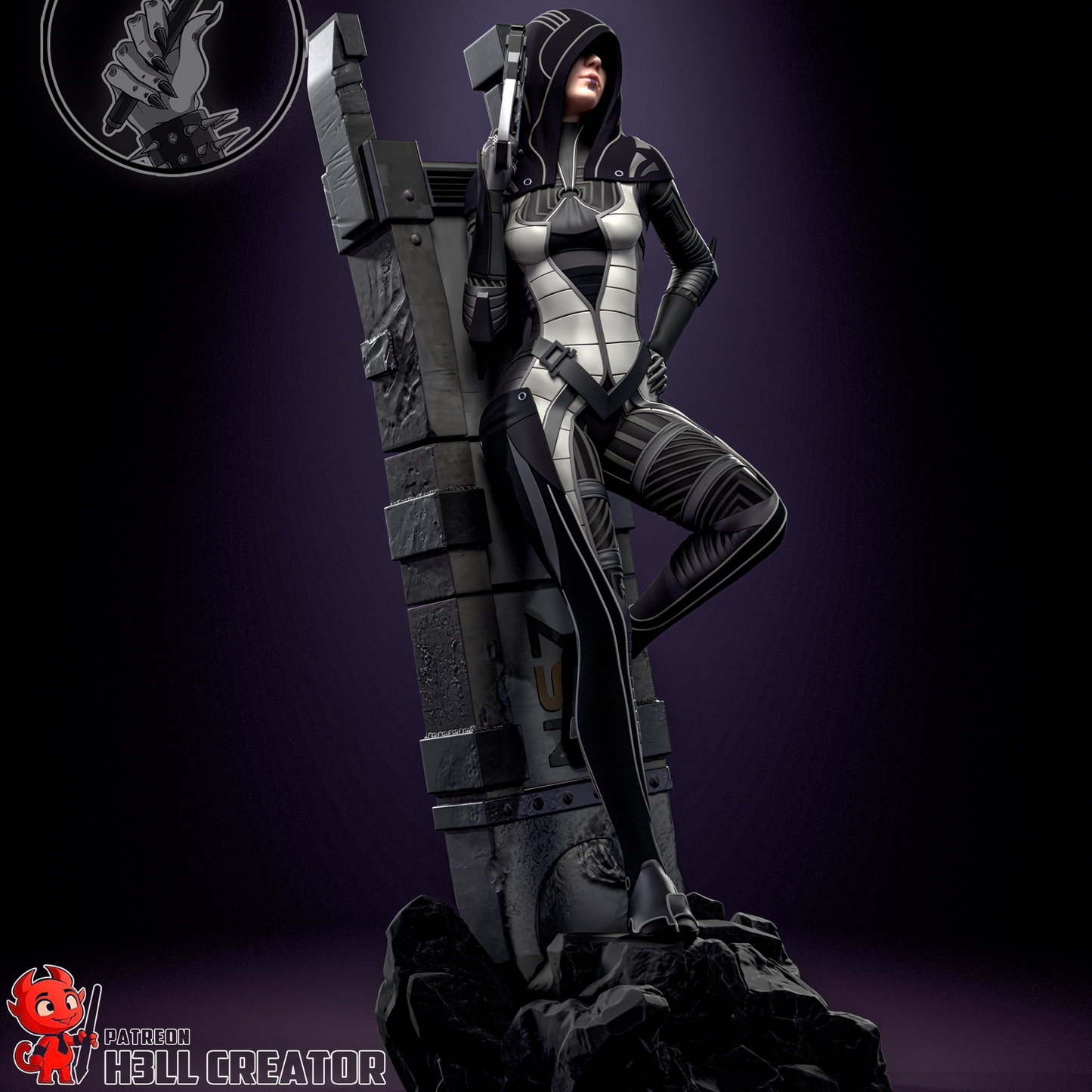 Kasumi | Mass Effect | Handcrafted Figure
