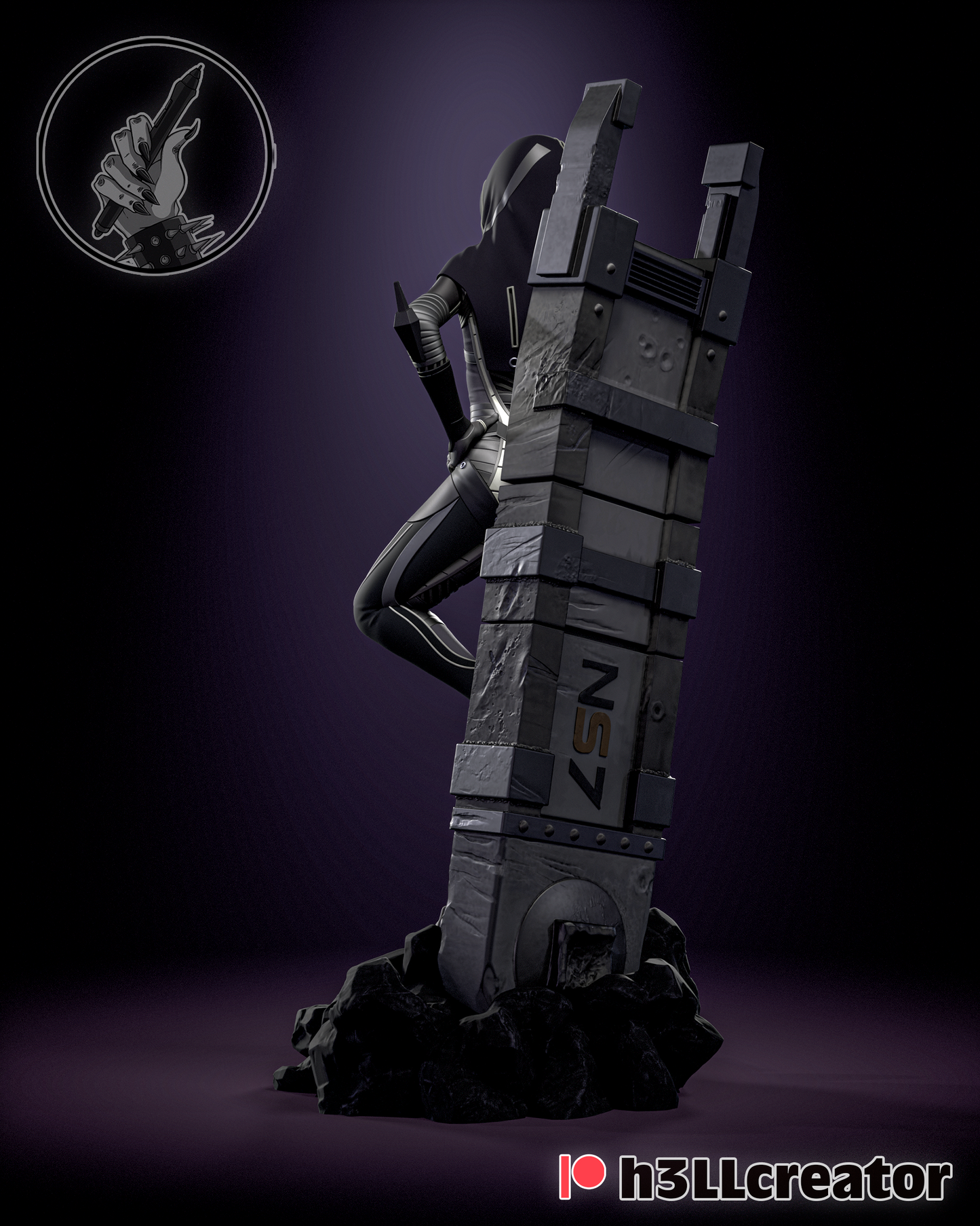 Kasumi | Mass Effect | Handcrafted Figure