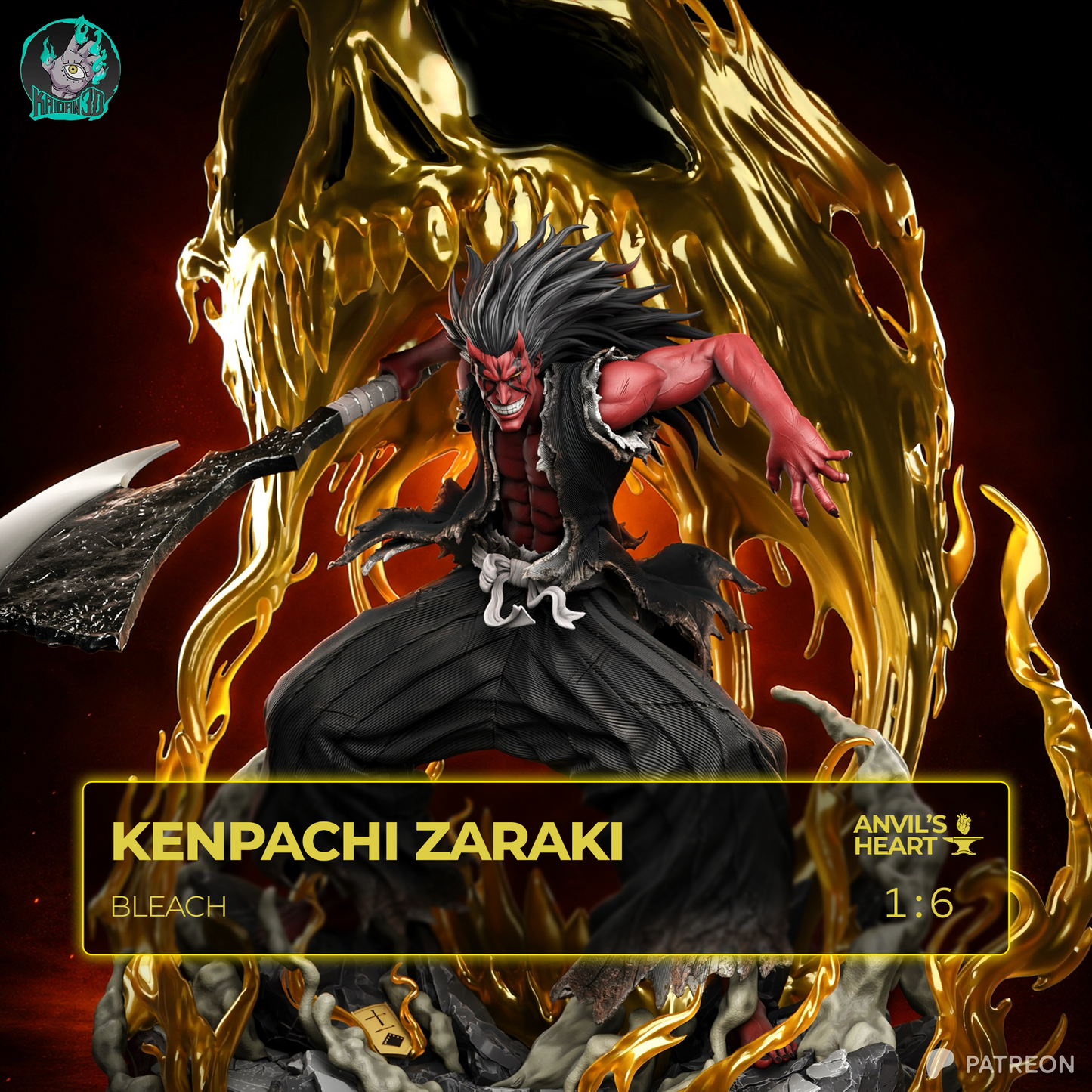 Battle-Crazed Swordsman | Handcrafted Figure