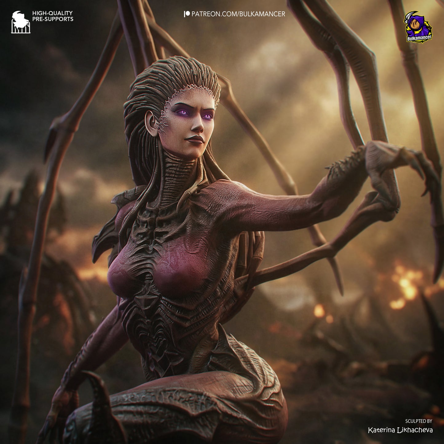 Kerrigan | Starcraft | Handcrafted Figure