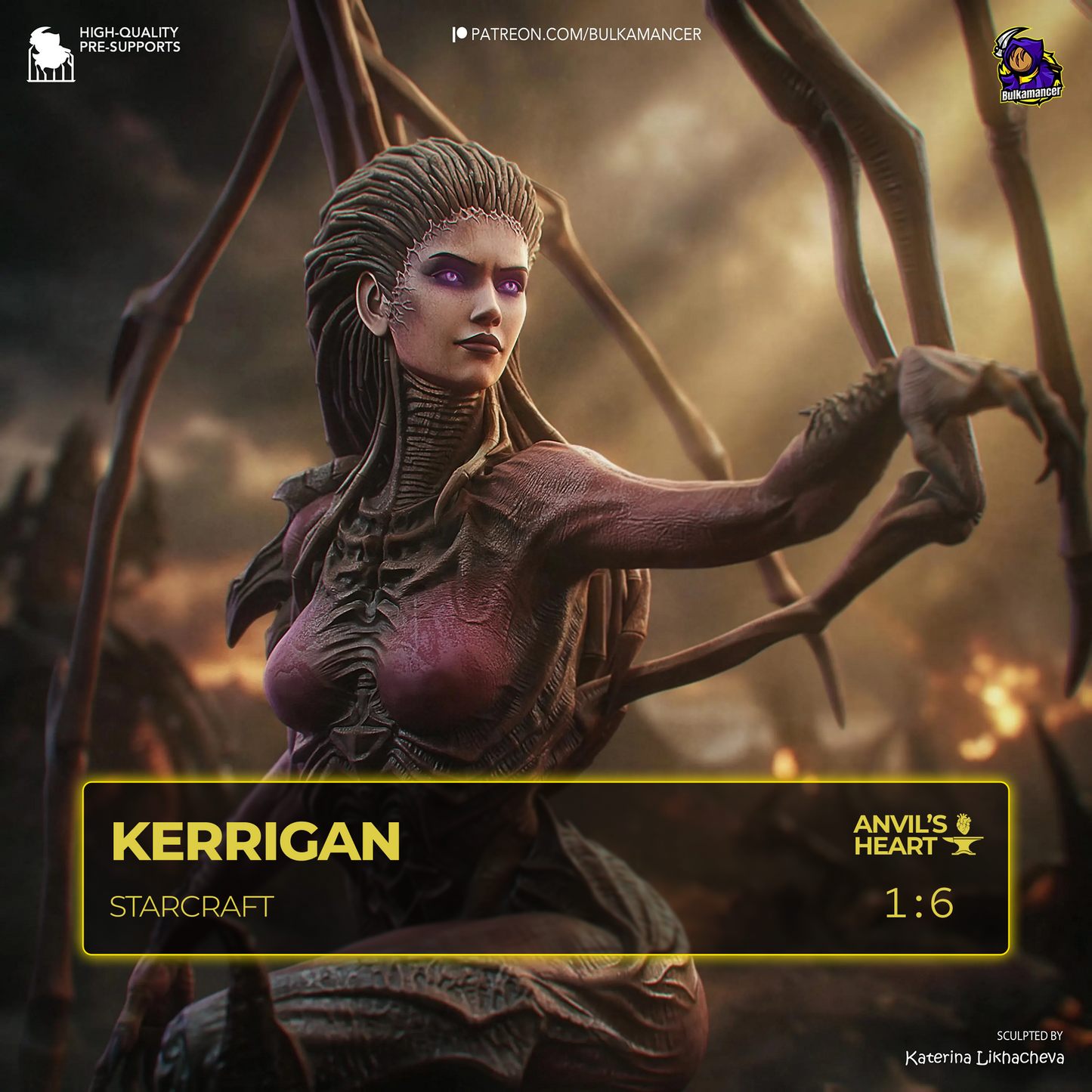 Kerrigan | Starcraft | Handcrafted Figure