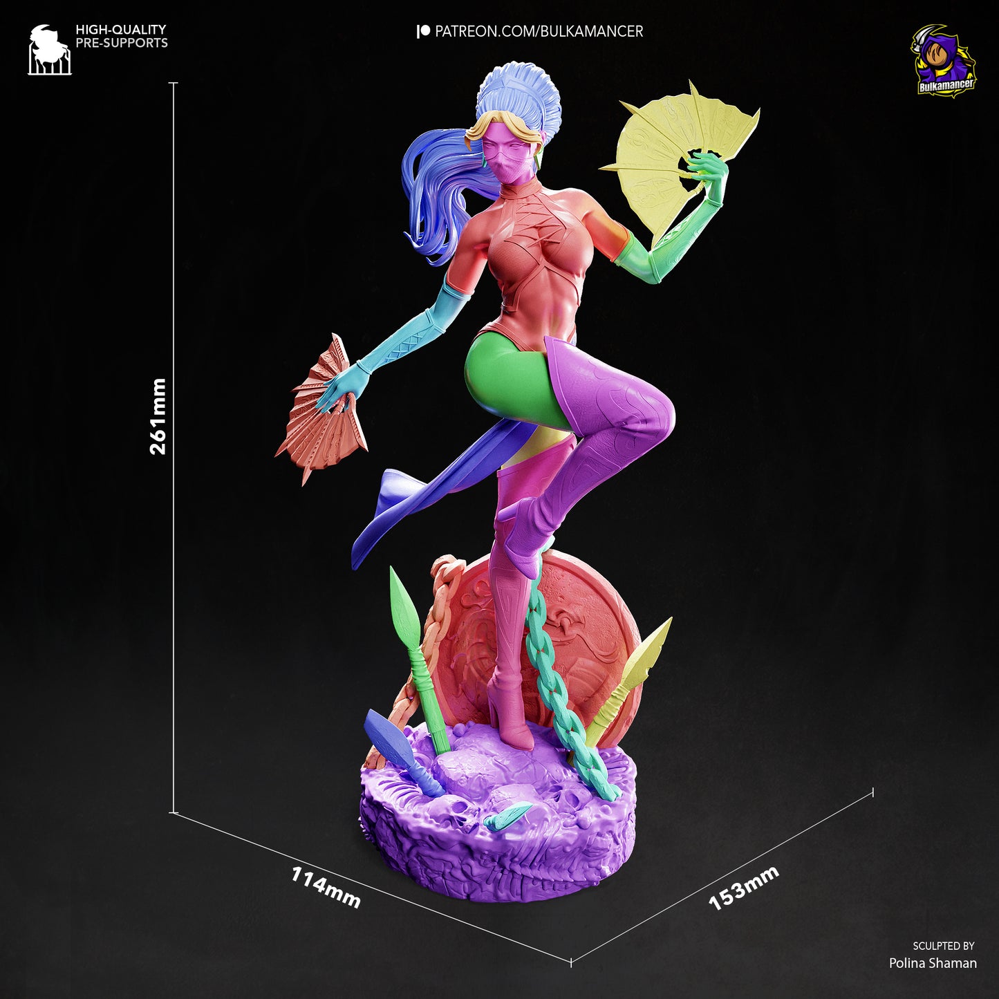 Kitana | Mortal Kombat | Handcrafted Figure